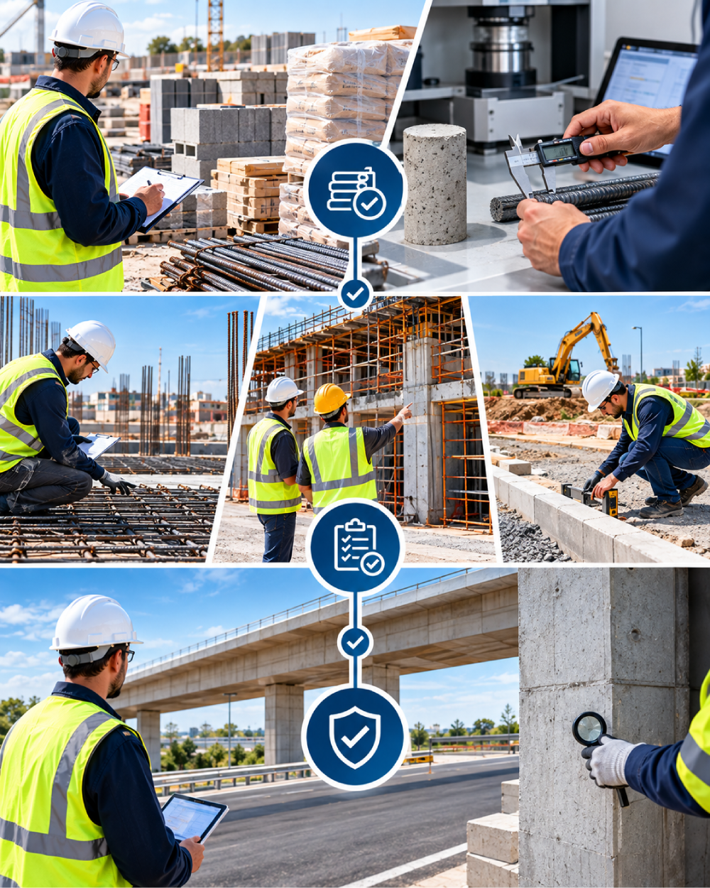 Contrôle qualité sur chantier NEXTEP