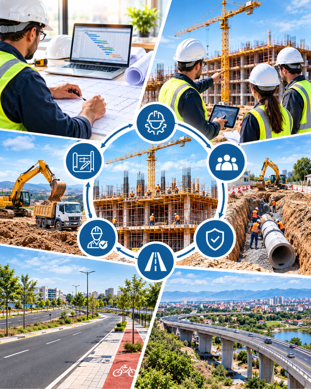 Équipe NEXTSTEP sur un chantier